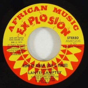 Lantei Lamptey - Komi Ke Kenam (Fish & Funjee) (7", Single)