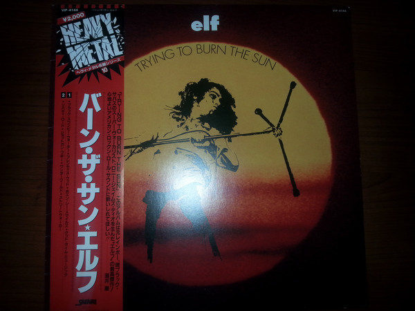 ELF (3) - Trying To Burn The Sun (LP, Album, RE)