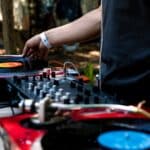 ターンテーブル　レコード　写真